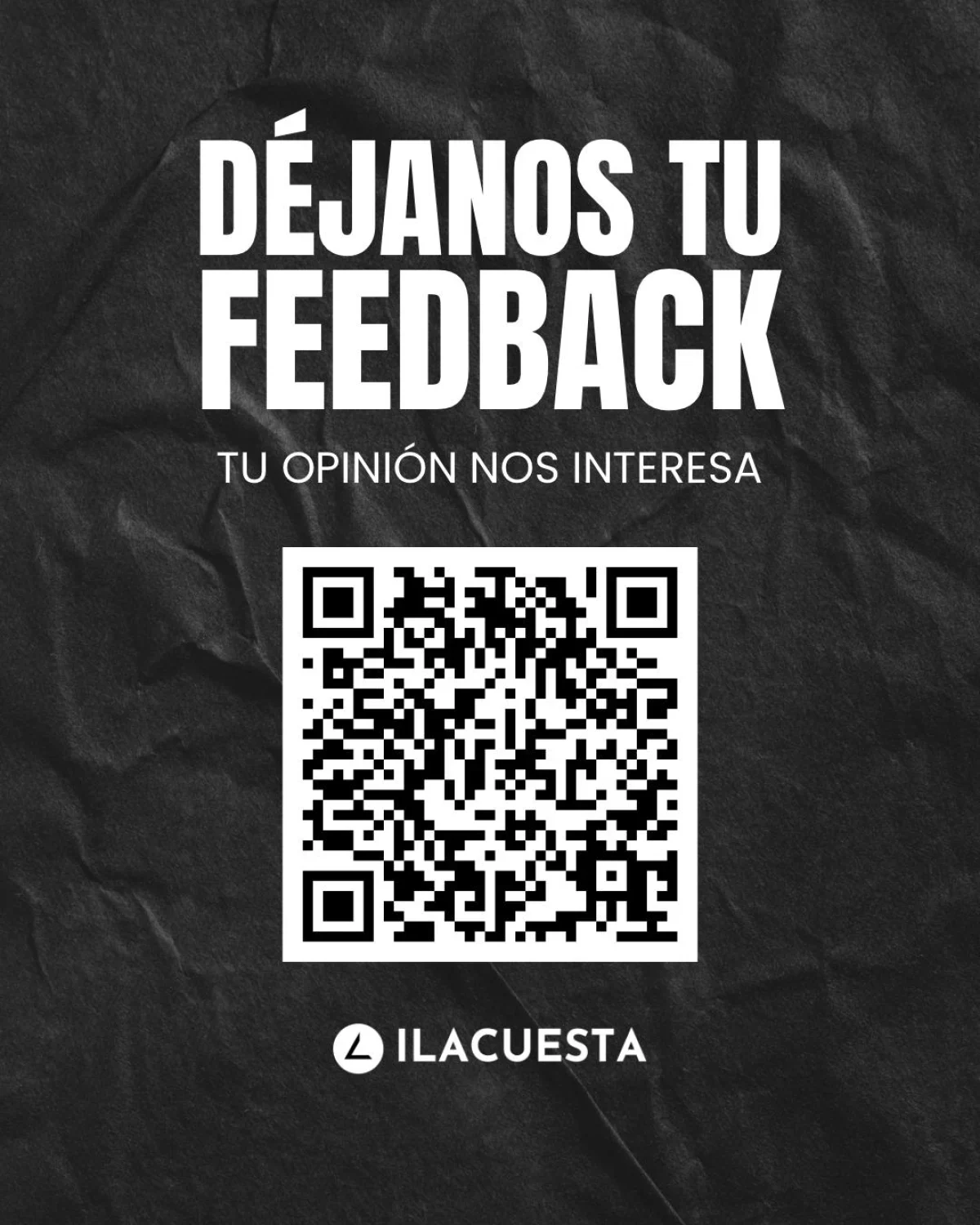 Tu opinión nos interesa